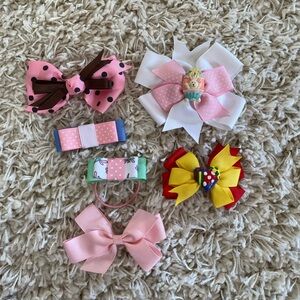 Hair Bow Accessories Set // Easter hair bow